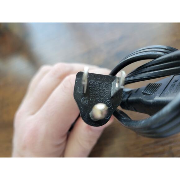 I-Sheng SP-305B E55943 7A 125V 3-Prong Power Cord for Sony TVs and more - Picture 3 of 5